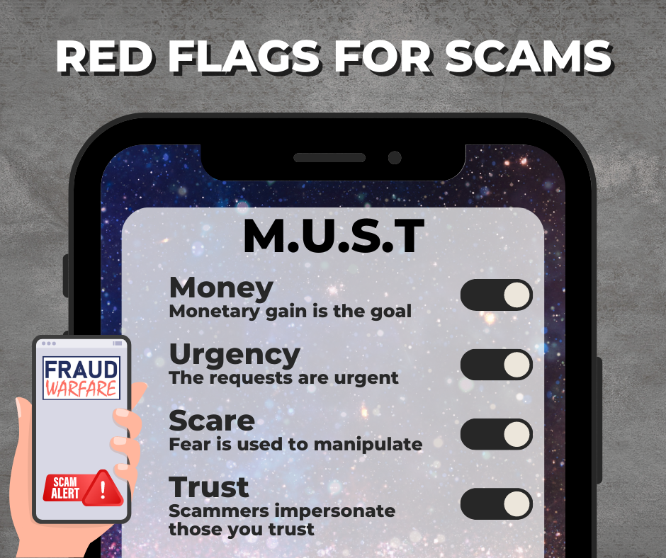 red flags for scams